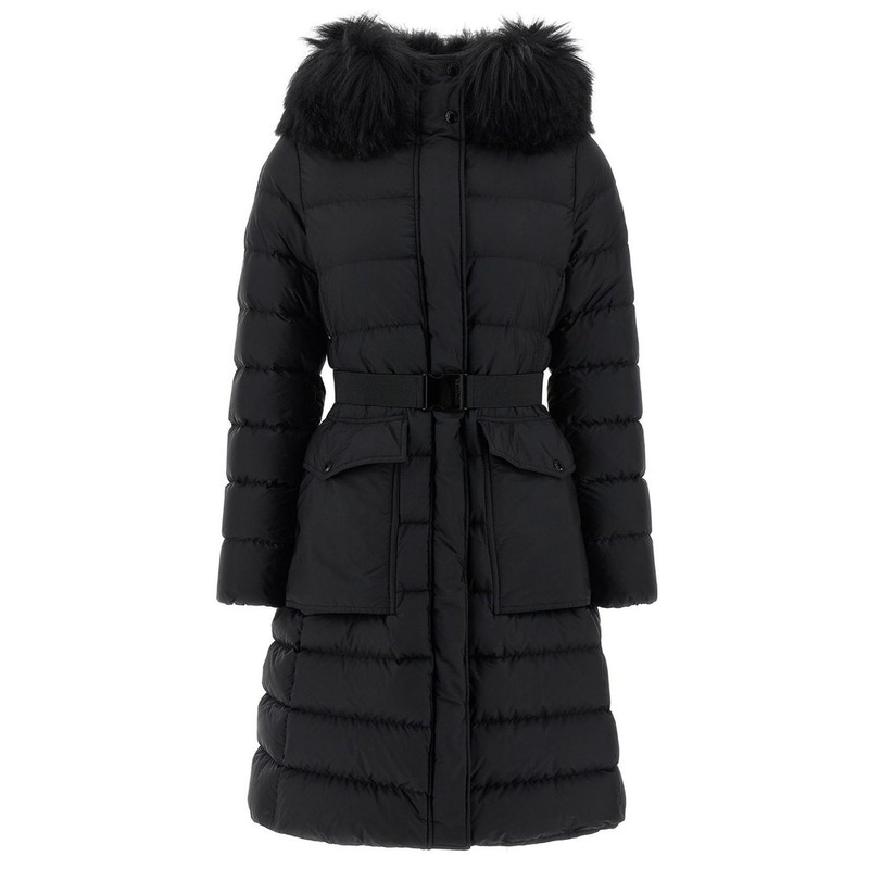 Moncler Khloesse Hooded Long Down Coat