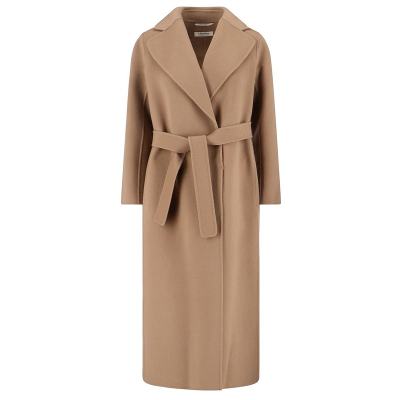 ‘S Max Mara Poldo Belted Long-Sleeved Coat